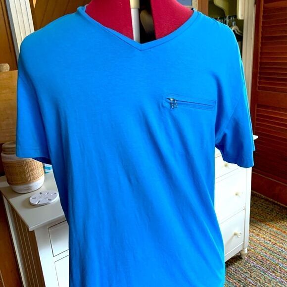 Alfani slim fit Large T nice blue - Picture 1 of 5